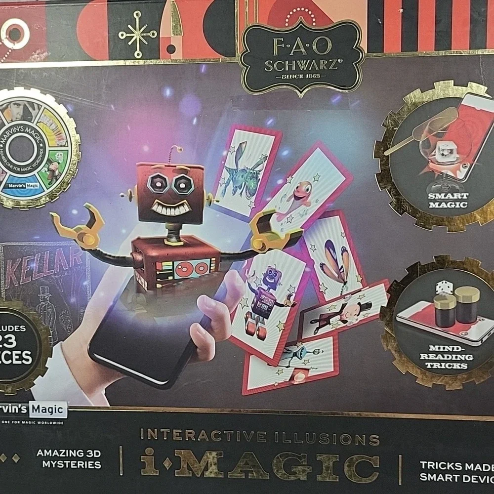 FAO Schwarz Interactive Illusions I Magic Kit For Smart Devices  Age 8 & up  NEW